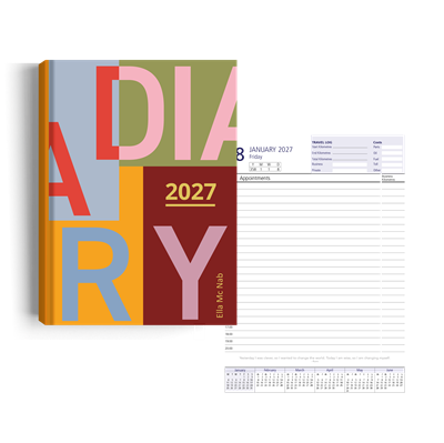 Show details for Vivid Blocks Diary A5 