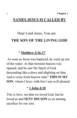 Show details for Who Jesus Is To Me