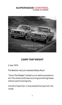 Show details for Supersede Control