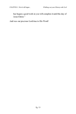 Show details for Walking out your History with God