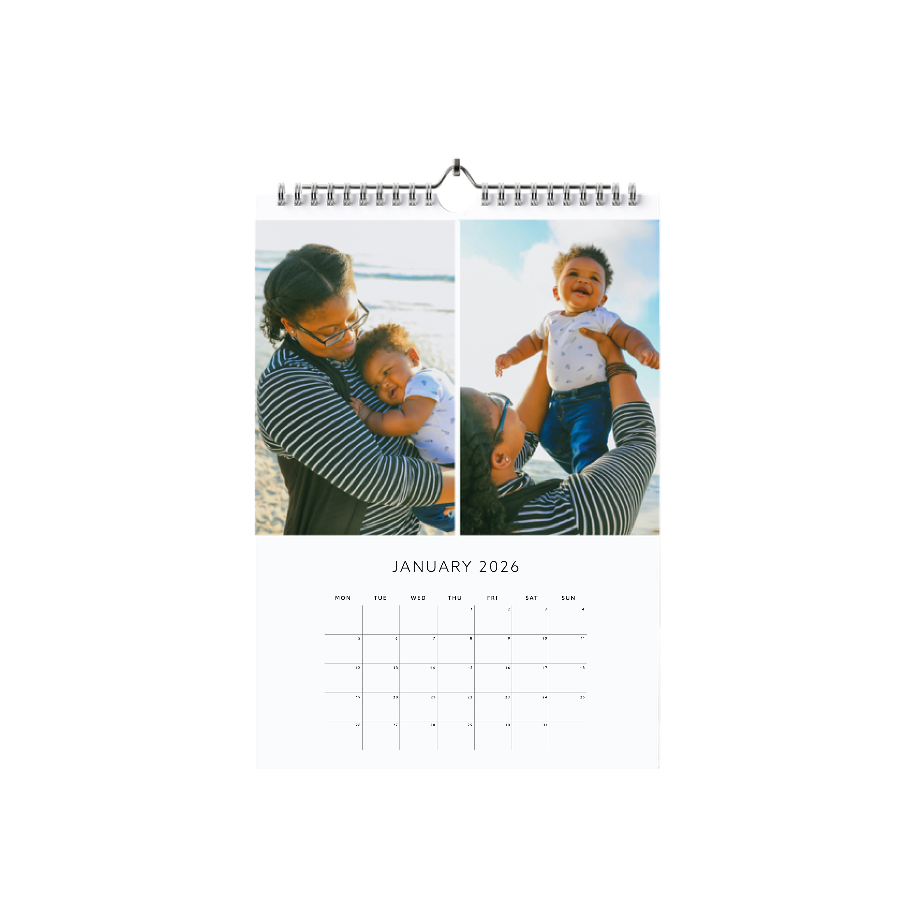 Show details for 2026 A4 Calendar (Clean Blocks)