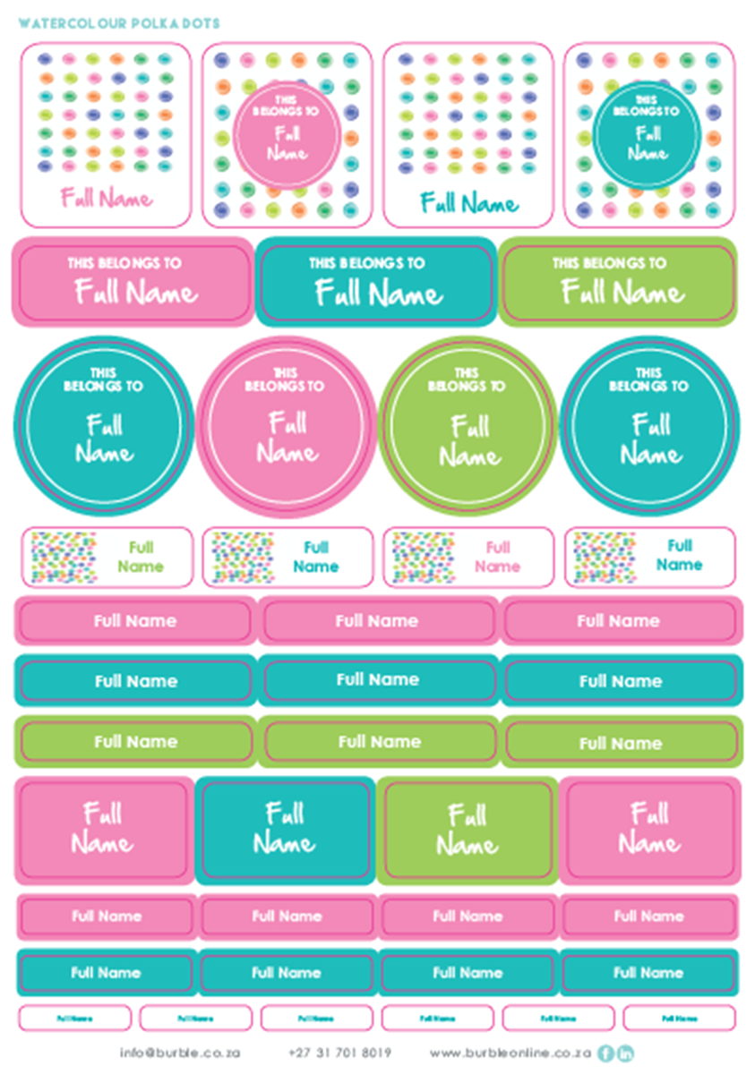 Picture for category Pre-Designed Labels