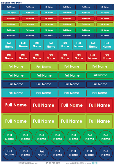Show details for Brights for Boys Multi-Purpose Stickers