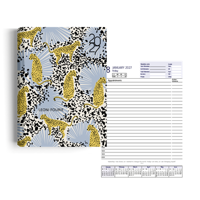 Show details for Cheetah and Spots Diary A4