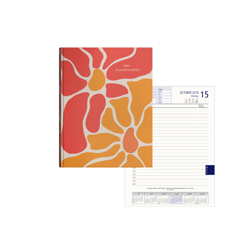 Picture of Groovy Flowers Diary A5 
