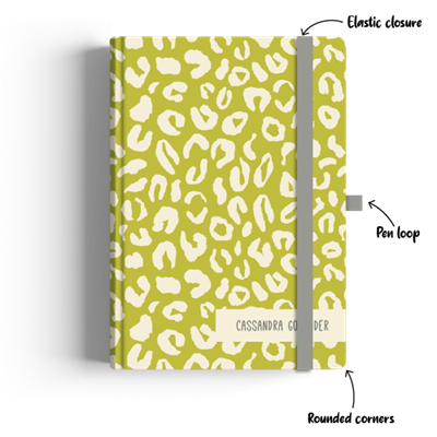 Show details for Leopard Lime Journal