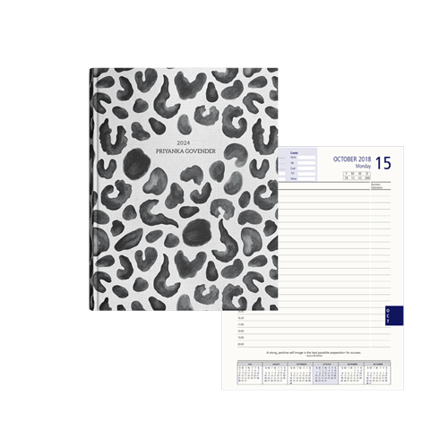 Picture of Leopard Print Diary Management
