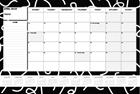 Picture of Icy Squiggles Desk Planner