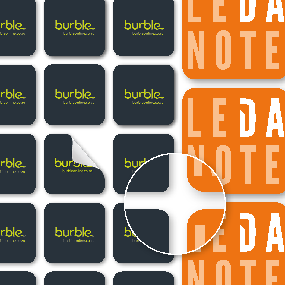 Show details for Custom Square Stickers (Rounded Corners)