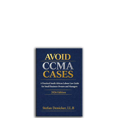 Show details for Avoid CCMA Cases