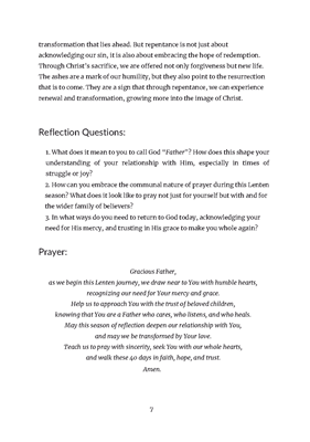 Show details for Lenten Reflections