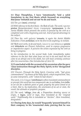 Show details for Acts Volume 1