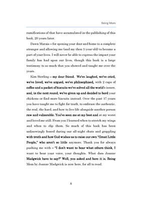 Show details for Being Mom