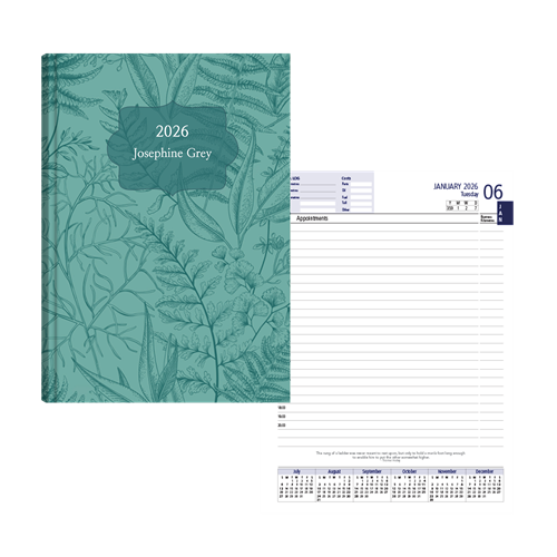 Show details for Blue Botanica Diary A5 