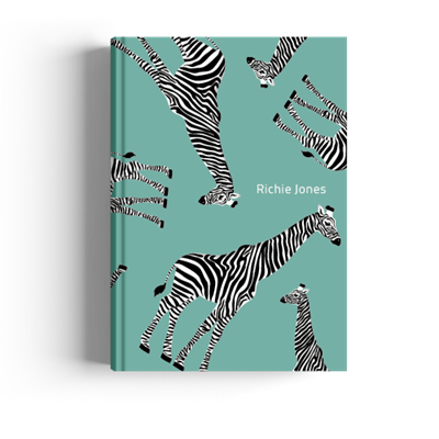 Show details for Zippy Blue Gerry A4 Journal