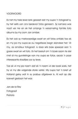 Show details for Jan de la Rey Fotograaf Pretoria